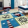 Kinder Pirate Nautical Clt091007A Rug Carpet Area Rug For Living Room Bedroom Rug Home Decor