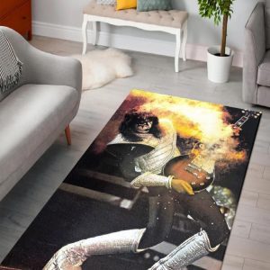 Kiss Ace Frehley Area Rug Rugs For Living Room Rug Home Decor