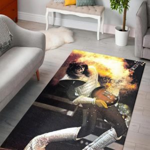 Kiss Ace Frehley Area Rug Rugs For Living Room Rug Home Decor Area Rug For Living Room Bedroom Rug Home Decor