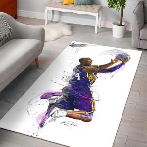 Kobe Bryant 24 Lakers Legend Area Rug Rugs For Living Room Rug Home Decor Area Rug For Living Room Bedroom Rug Home Decor