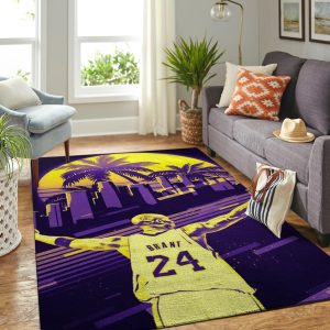 Kobe Bryant Legend 24 Lakers Sport Area Rug Rugs For Living Room Rug Home Decor