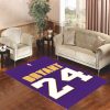 Kobe Bryant Purple Jersey Living Room Carpet Rugs Area Rug For Living Room Bedroom Rug Home Decor