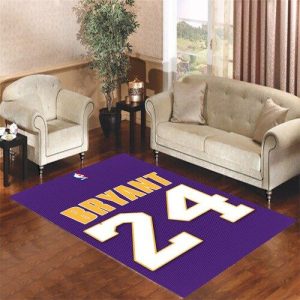 Kobe Bryant Purple Jersey Living Room Carpet Rugs Area Rug For Living Room Bedroom Rug Home Decor
