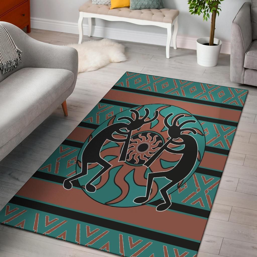 Kokopelli Myth Blue Native American Rug Carpet Area Area Rug For Living Room Bedroom Rug Home Decor Kokopelli Myth Blue Native American Rug Carpet Area Area Rug For Living Room Bedroom Rug Home Decor