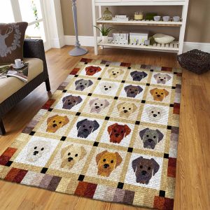 Labrador Retriever Ev80536 Rug Carpet Area Rug For Living Room Bedroom Rug Home Decor