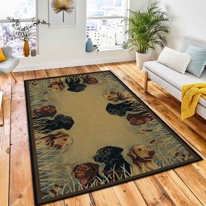 Labs And Marsh Rug Rustic Cabin & Lodge Area Rug Room Decor Rug