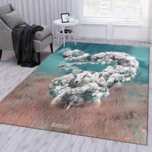 Lamb Rug Bedroom Rug Family Gift Decor Area Rug For Living Room Bedroom Rug Home Decor