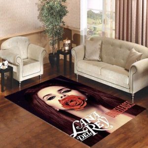 Lana Del Ray Red Rose Unreleased Living Room Carpet Rugs Area Rug For Living Room Bedroom Rug Home Decor