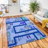 Landscape City Top View Repeating Rug Kid Play Rug Room Decor