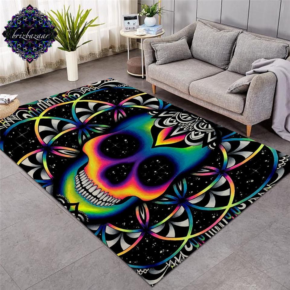 Large Carpets For Living Room Colorful Skull Area Rug Carpet Area Rug For Living Room Bedroom Rug Home Decor Large Carpets For Living Room Colorful Skull Area Rug Carpet Area Rug For Living Room Bedroom Rug Home Decor