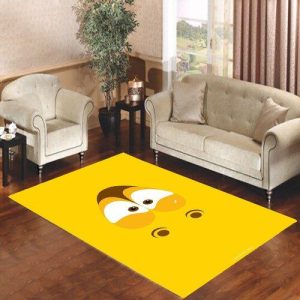 Larva Comic Yellow Living Room Carpet Rugs Area Rug For Living Room Bedroom Rug Home Decor