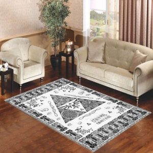 Legend Of Zelda Kingdom Of Hyrule Crest Living Room Carpet Rugs Area Rug For Living Room Bedroom Rug Home Decor