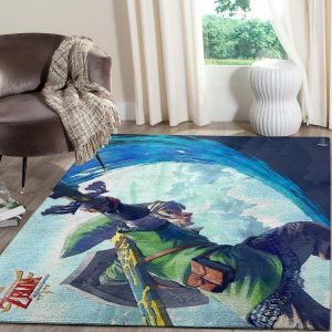 Legend Of Zelda Logo Gaming Area Rugs Living Room Carpet Local Brands Floor Decor The Us Decor
