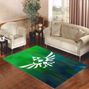 Legend Of Zelda Logo Living Room Carpet Rugs Area Rug For Living Room Bedroom Rug Home Decor