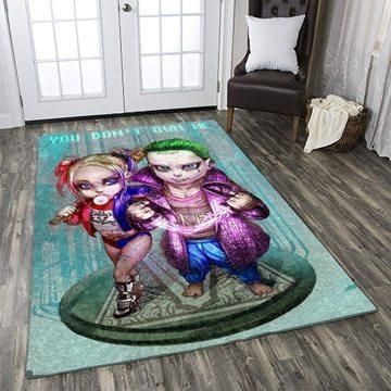 Legends Joker & Harley Quinn Area Rug Movie Od49322 Rug Carpet Area Rug For Living Room Bedroom Rug Home Decor Legends Joker & Harley Quinn Area Rug Movie Od49322 Rug Carpet Area Rug For Living Room Bedroom Rug Home Decor