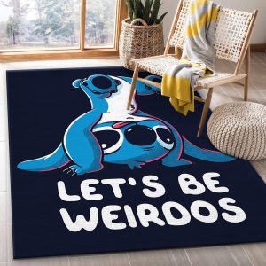 Let S Be Weirdos Area Rug For Christmas Living Room And Bedroom Rug Home Decor