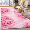 Light Red Peonies Dream 1 Area Rug For Christmas Gift For Fans Family Gift Us Decor