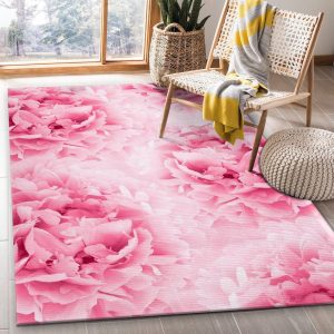 Light Red Peonies Dream 1 Area Rug For Christmas Gift For Fans Family Gift Us Decor