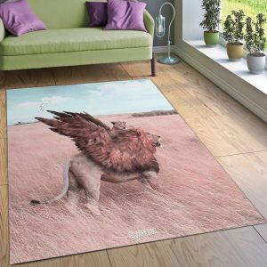 Lion Area Rug Living Room Rug Us Gift Decor Area Rug For Living Room Bedroom Rug Home Decor