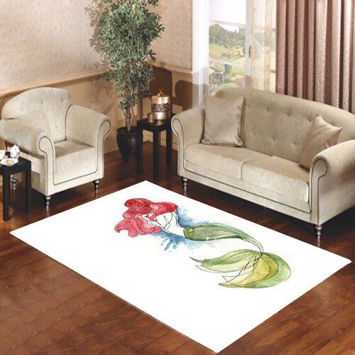 Little Mermaid Watercolor 2 Living Room Carpet Rugs Area Rug For Living Room Bedroom Rug Home Decor Little Mermaid Watercolor 2 Living Room Carpet Rugs Area Rug For Living Room Bedroom Rug Home Decor