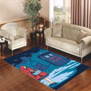 Little Red Riding Hood Tardis Living Room Carpet Rugs Area Rug For Living Room Bedroom Rug Home Decor