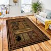Lodge Living Area Rug Rustic Cabin & Lodge Area Rug Room Decor Rug