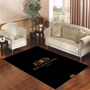 Logo Of Balenciaga Living Room Carpet Rugs Area Rug For Living Room Bedroom Rug Home Decor