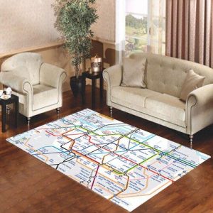 London Tube Map Living Room Carpet Rugs Area Rug For Living Room Bedroom Rug Home Decor