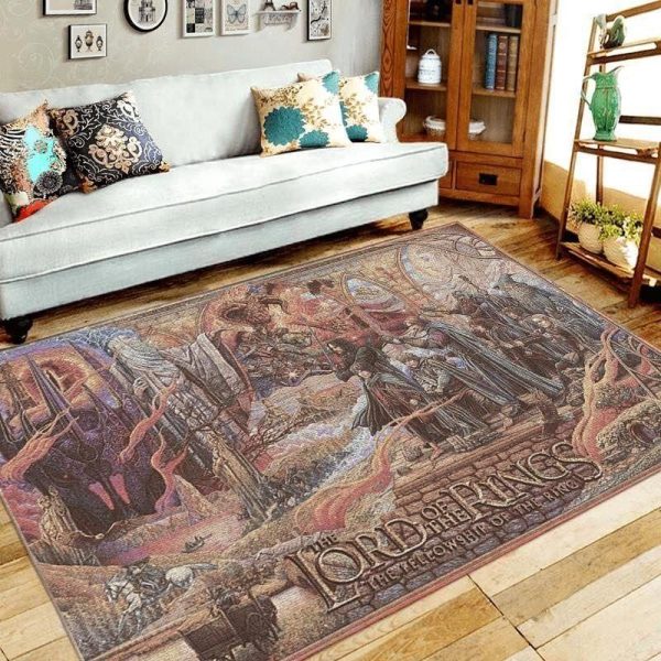 Lord Of The Rings Cn211004 Rug Mat All Over Print – Floor Decor The Us Decor