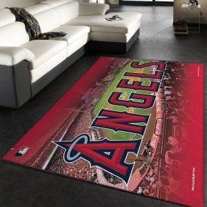 Los Angeles Angels Wincraft Area Rug For Christmas Living Room And Bedroom Rug Christmas Gift Decor