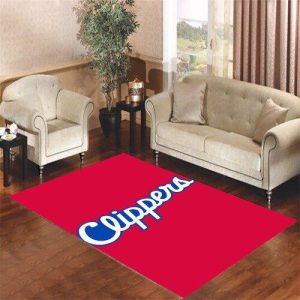 Los Angeles Clippers Red Wallpaper Living Room Carpet Rugs Area Rug For Living Room Bedroom Rug Home Decor