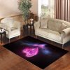 Love Pink Heart Space Living Room Carpet Rugs Area Rug For Living Room Bedroom Rug Home Decor