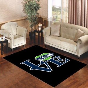 Love Seattle Seahawks Living Room Carpet Rugs Area Rug For Living Room Bedroom Rug Home Decor