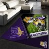 Lsu Tigers Geaux Tigers Fn170202 Football Area Rug Floor Decor The Us Decor
