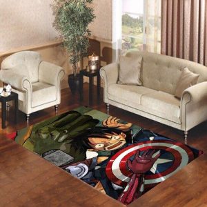 Luffy One Piece America Cartoon Living Room Carpet Rugs Area Rug For Living Room Bedroom Rug Home Decor