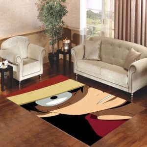Luffy One Piece Cartoon Half Face Living Room Carpet Rugs Area Rug For Living Room Bedroom Rug Home Decor