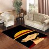 Luffy One Piece Cartoon Hat Shadow Living Room Carpet Rugs Area Rug For Living Room Bedroom Rug Home Decor