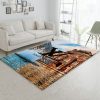 Lv Fashion Area Rug Fashion Brand Rug Christmas Gift Decor Area Rug For Living Room Bedroom Rug Home Decor