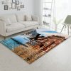 Lv Fashion Area Rug Fashion Brand Rug Christmas Gift Us Decor