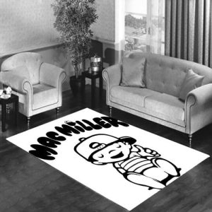Mac Miller Dope Logo Living Room Carpet Rugs Area Rug For Living Room Bedroom Rug Home Decor