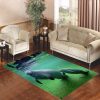 Manatee Mom And Baby Living Room Carpet Rugs Area Rug For Living Room Bedroom Rug Home Decor