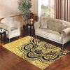 Mandala Gold Pattern Living Room Carpet Rugs Area Rug For Living Room Bedroom Rug Home Decor