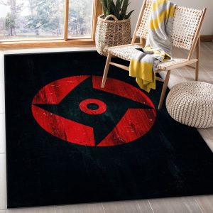 Mangekyou Sharingan Area Rug For Gift Bedroom Rug Us Gift Decor