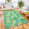 Map Top View City Road Area Rug Kid Play Rug Home Decor