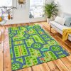 Map Top View City Road Rug Kids Rug Home Decor