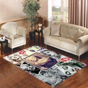 Marilyn Monroe Pop Art Lips Living Room Carpet Rugs Area Rug For Living Room Bedroom Rug Home Decor