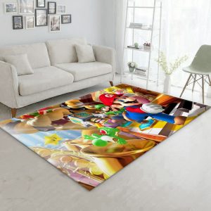 Mario Area Rug Bedroom Rug Home Decor Floor Decor