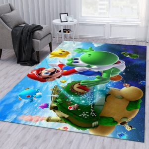 Mario Fly Area Rug Living Room Rug Us Gift Decor Area Rug For Living Room Bedroom Rug Home Decor