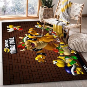 Mario Ver9 Area Rug For Christmas Living Room Rug Family Gift Us Decor