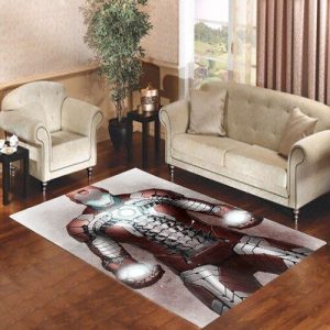 Mark V Iron Man Poster Living Room Carpet Rugs Area Rug For Living Room Bedroom Rug Home Decor